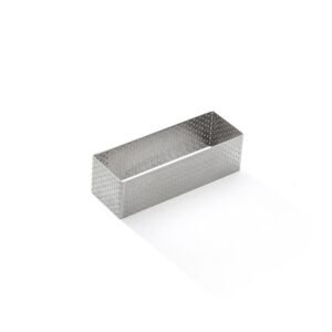 ARO DE AÇO INOXIDÁVEL PERFURADO RETANGULAR 12X4