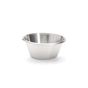 BACIA DE INOX RASA SEM ALÇA 32 CM