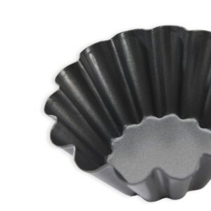 FORMA PARA MINI BRIOCHE AçO canelado C/ DIAM10 CM